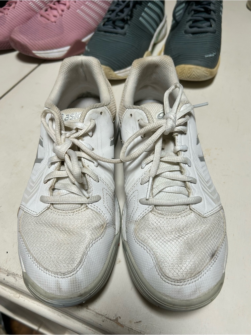 Asics Women's White Athletic Sneakers
